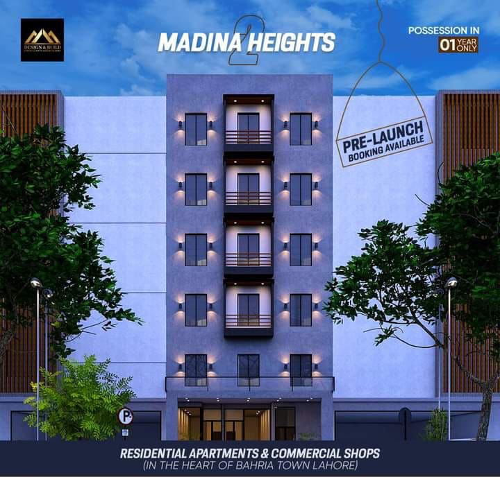 Madina Heights 2 in Sector C, Bahria Town